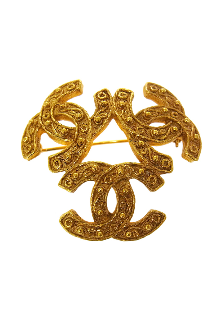 Chanel Baroque Triple Brooch
