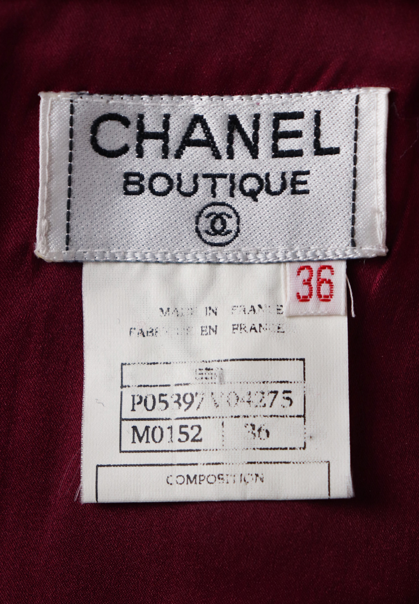 Chanel Plaid Tweed Skirt