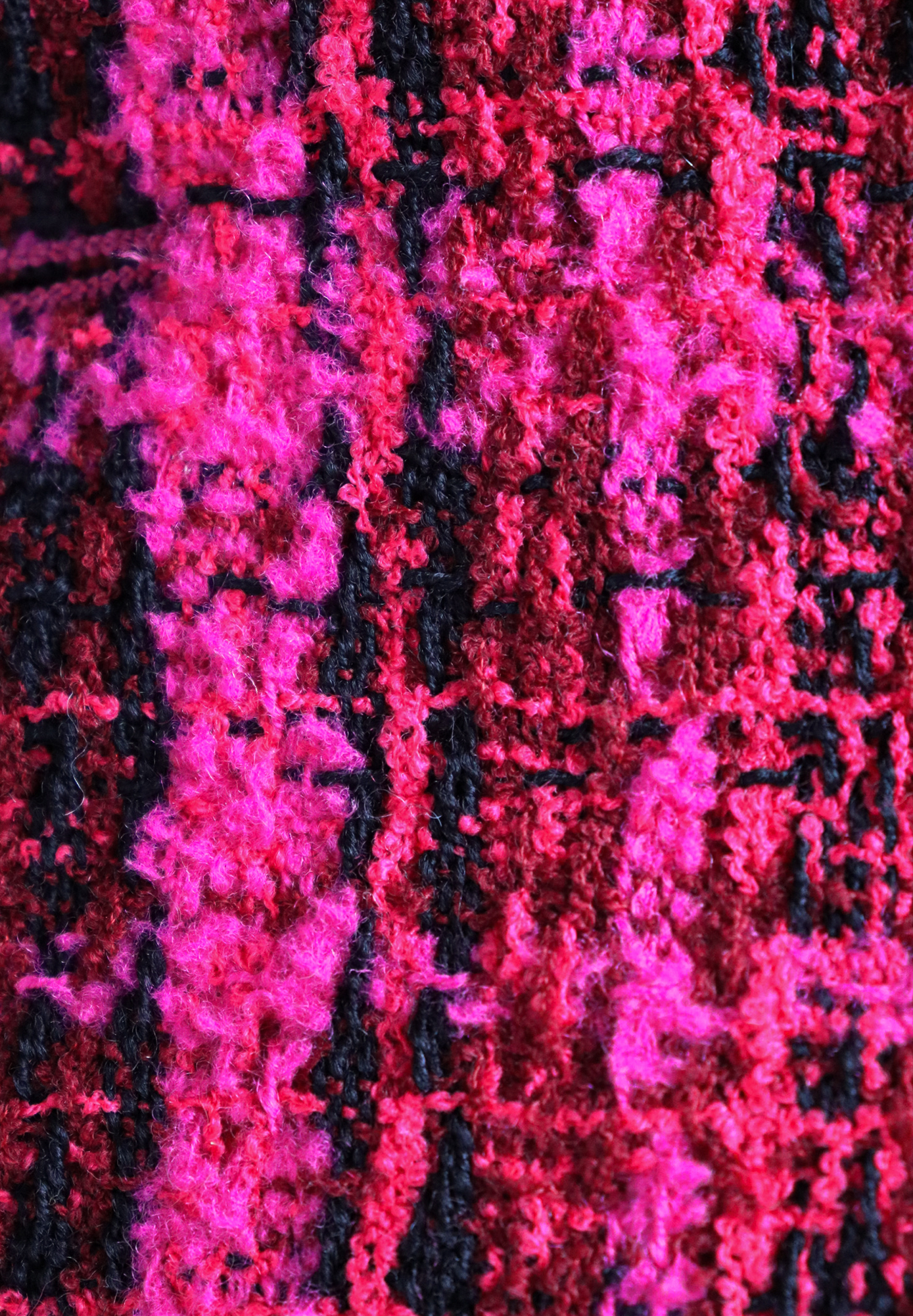 Chanel Plaid Tweed Skirt