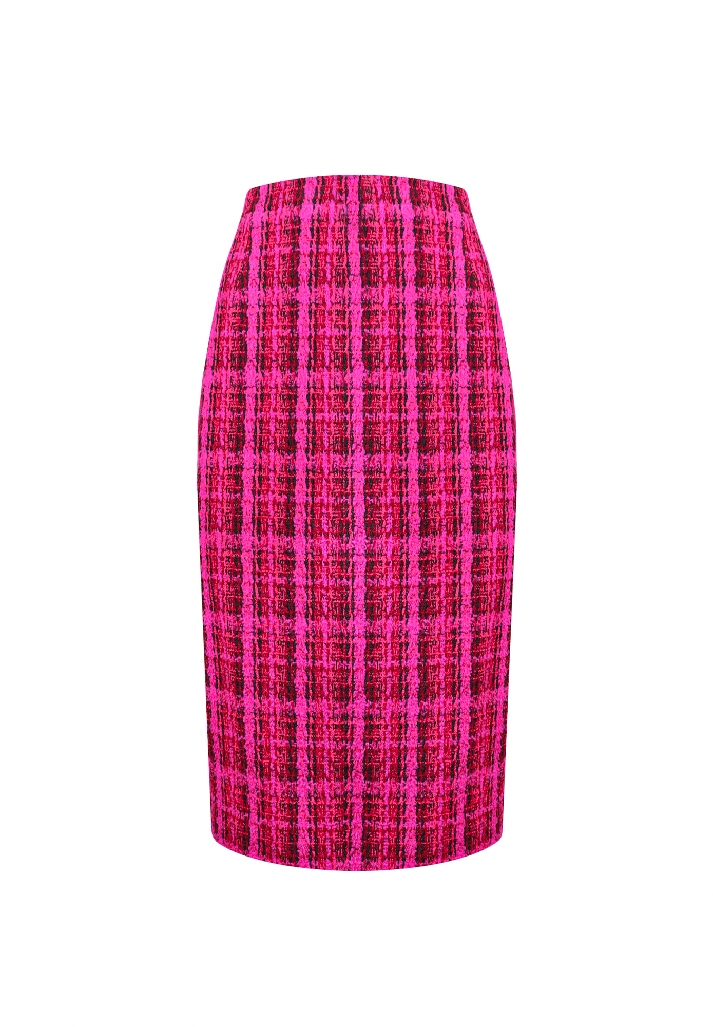 Chanel Plaid Tweed Skirt