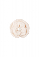 Chanel Soft Pink Camellia Brooch