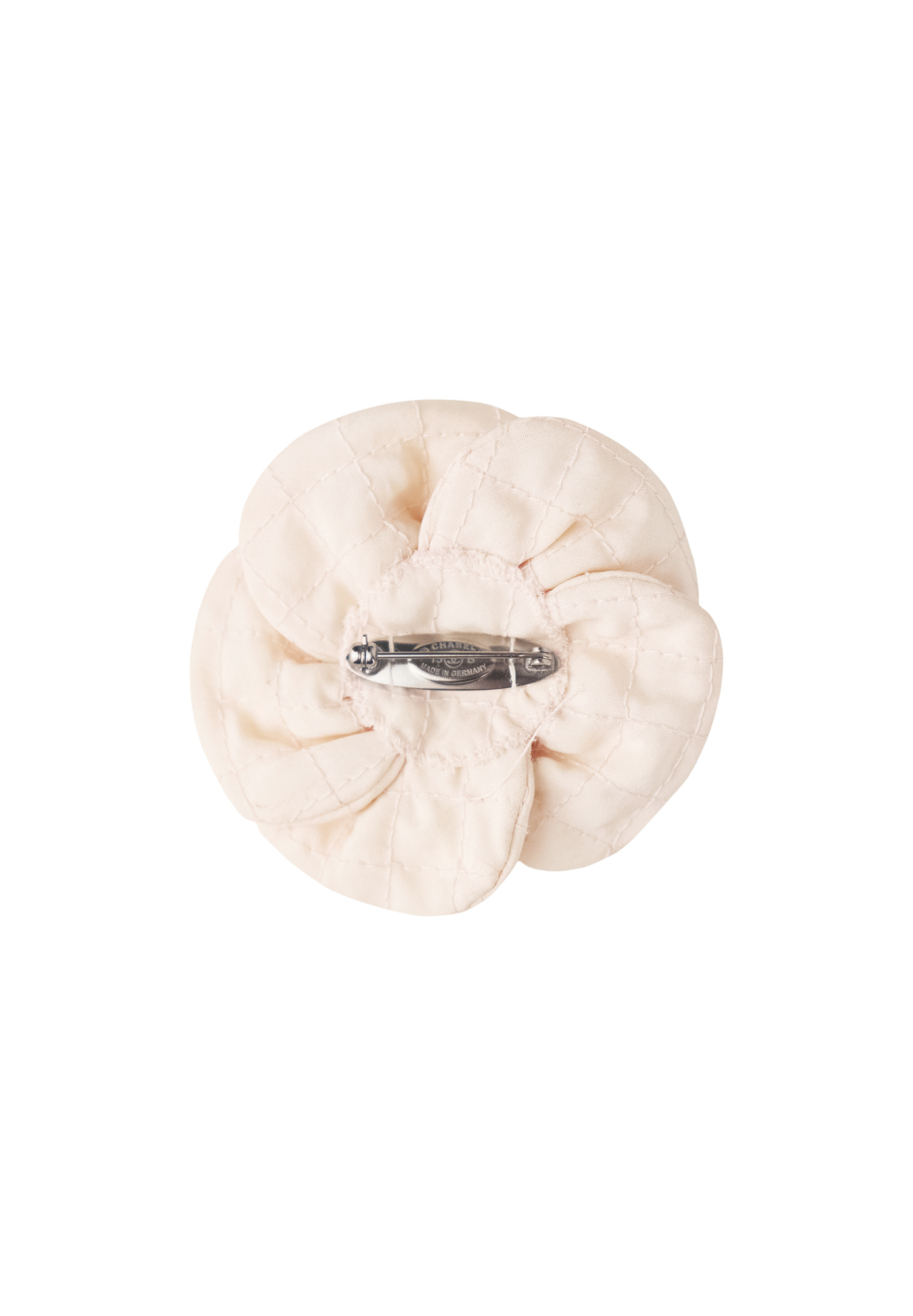 Chanel Soft Pink Camellia Brooch