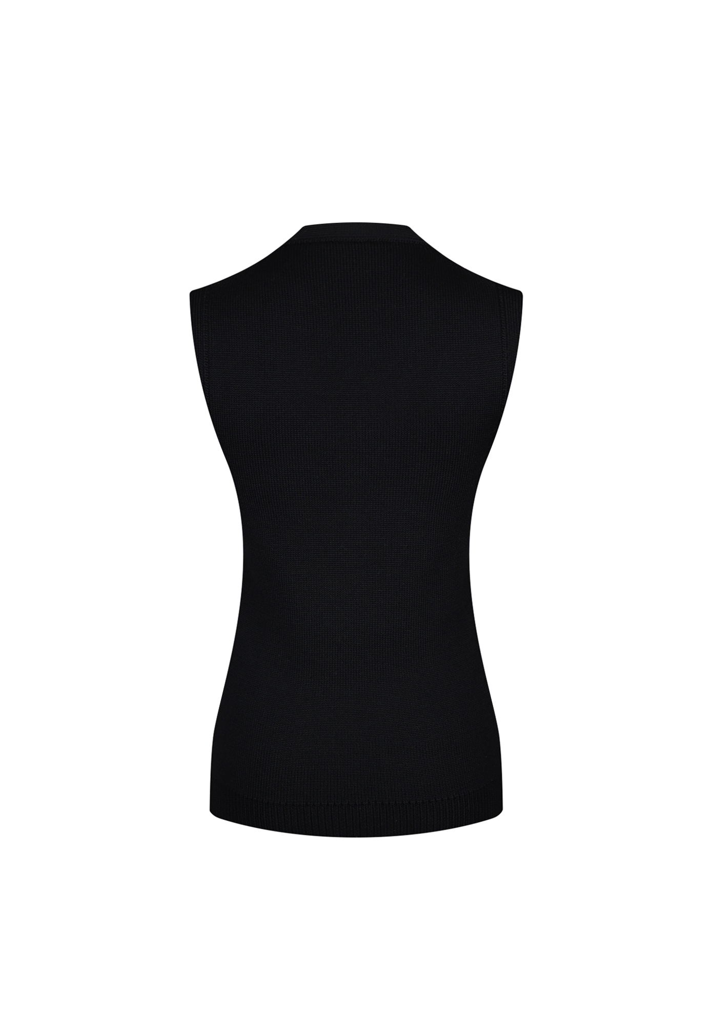 Prada Knitted Vest With A Geometric Pattern