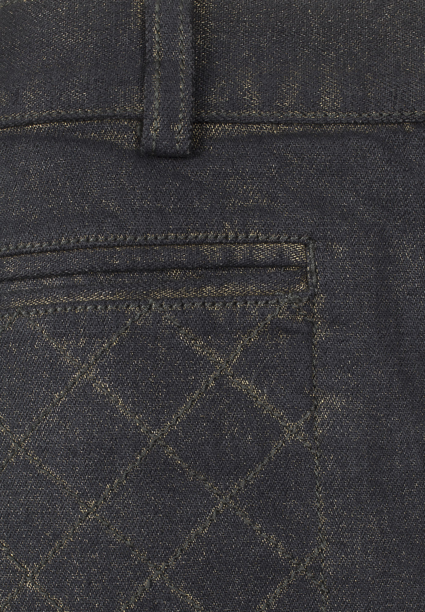 Chanel Gray Denim Skirt