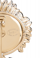 Black Lion Pendant Chanel Brooch