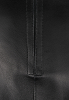 Jil Sander Black Leather Skirt