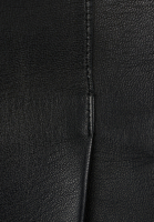 Jil Sander Black Leather Skirt