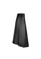 Jil Sander Black Leather Skirt