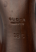 Gucci Brown Heel Shoes
