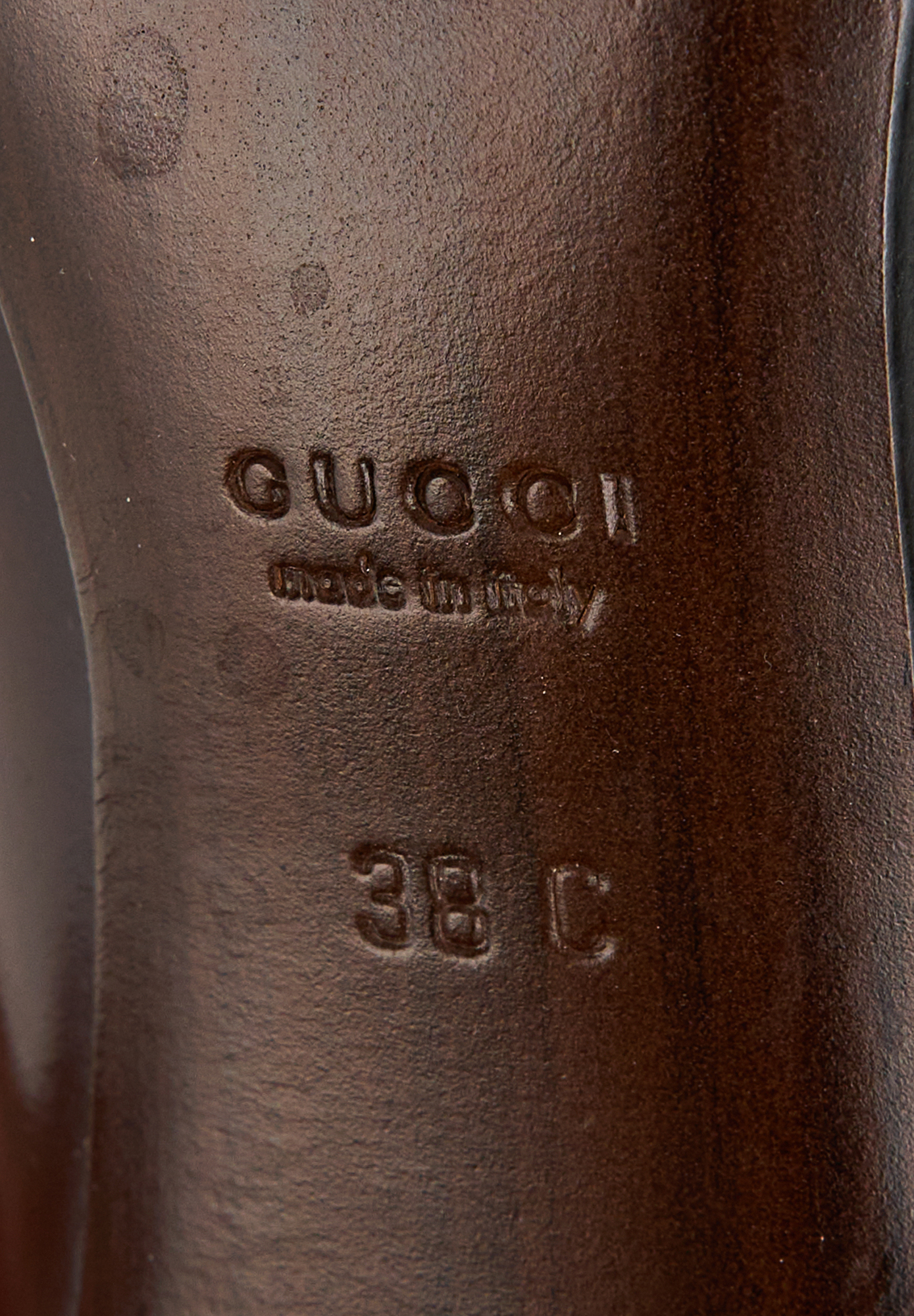 Gucci Brown Heel Shoes