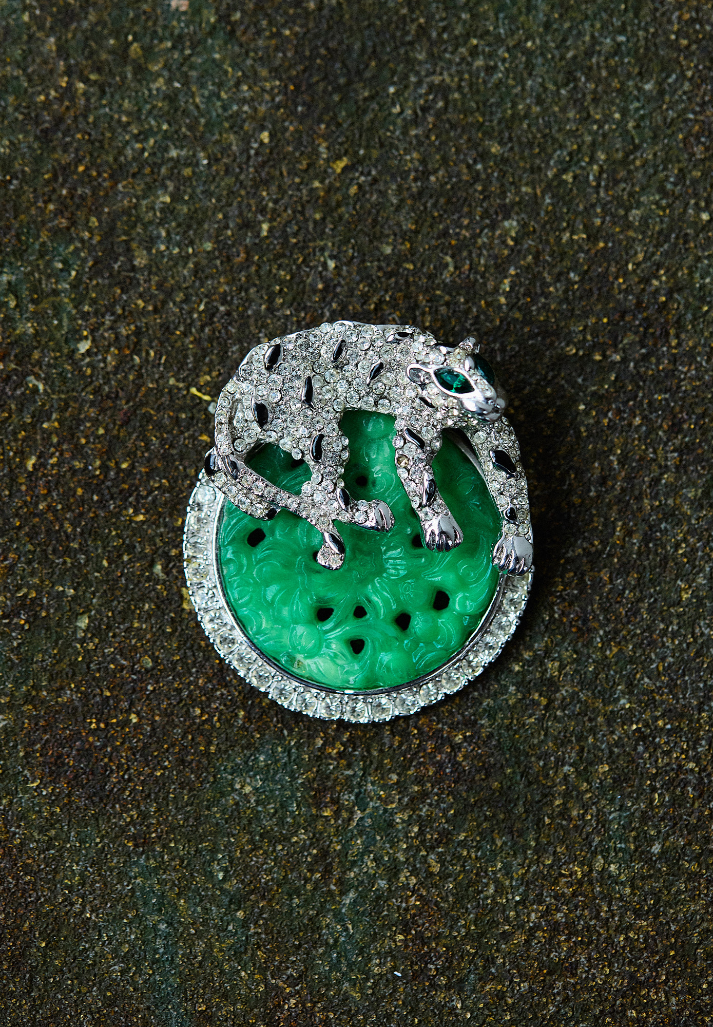Kenneth Jay Lane Panther Brooch
