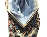 French Ecru Beaded Handbag