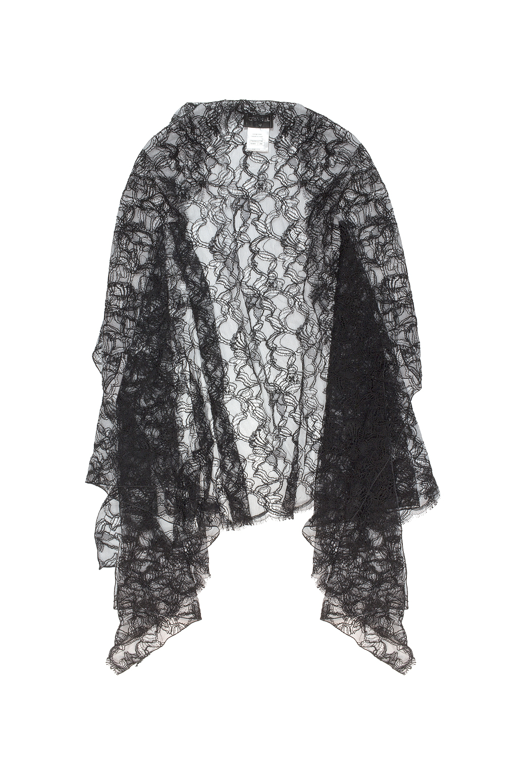 Chanel Black Lace Cloak