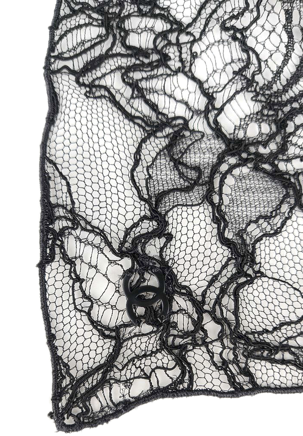 Chanel Black Lace Cloak