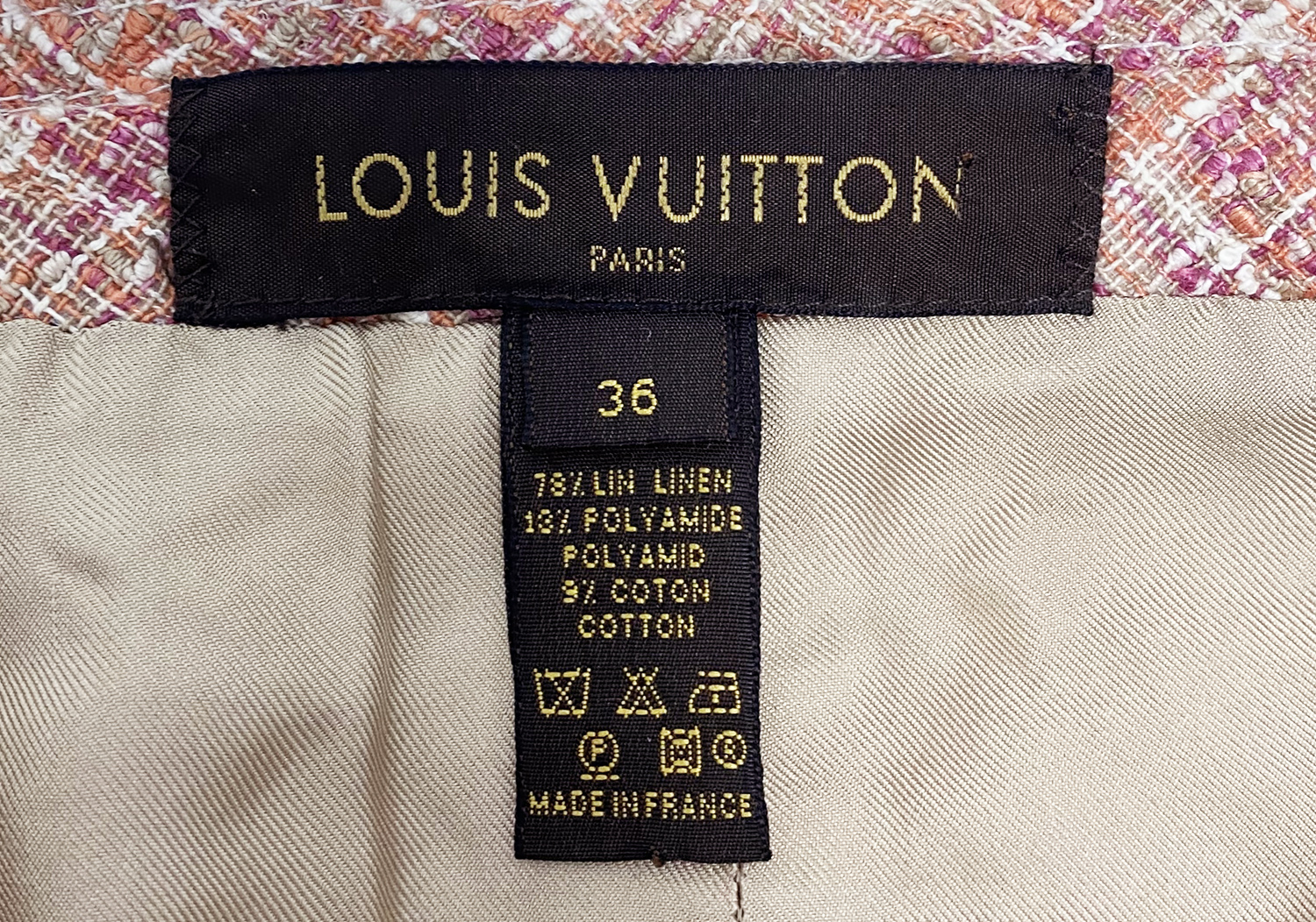 Louis Vuitton Pink Skirt
