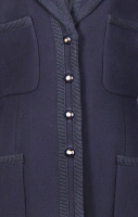 Chanel Navy Blue Classic Jacket