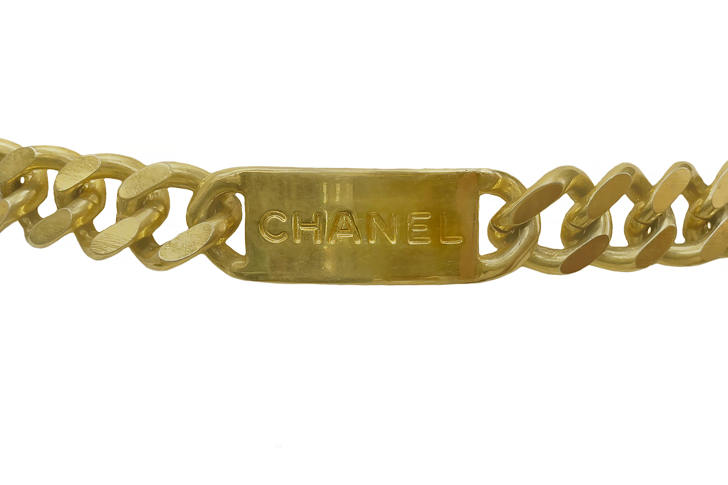 Chanel Chain Logo Belt