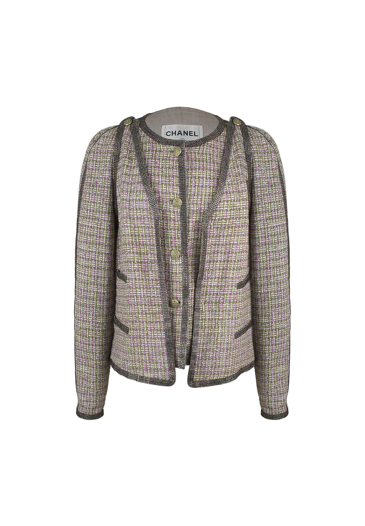 Chanel Tweed Jacket with Crystals 