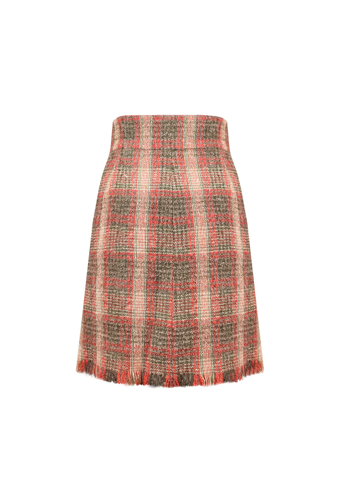 Chanel Asymmetrical Skirt With Fringe