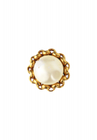 Chanel Pearl Clip-on Earrings With A Chain