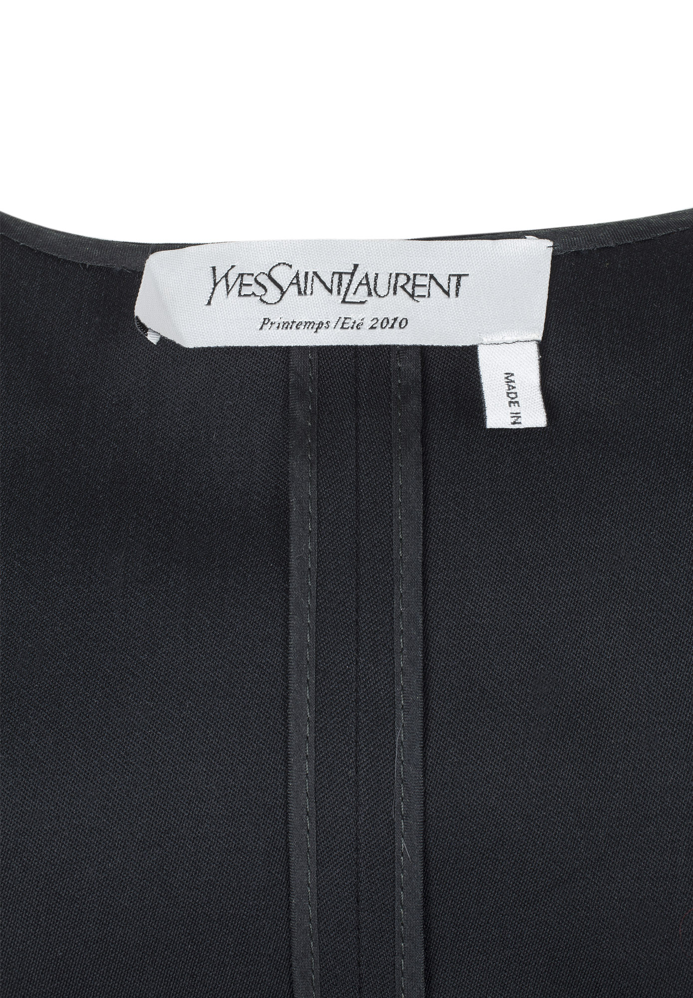 Yves Saint Laurent Black Dress With Bows