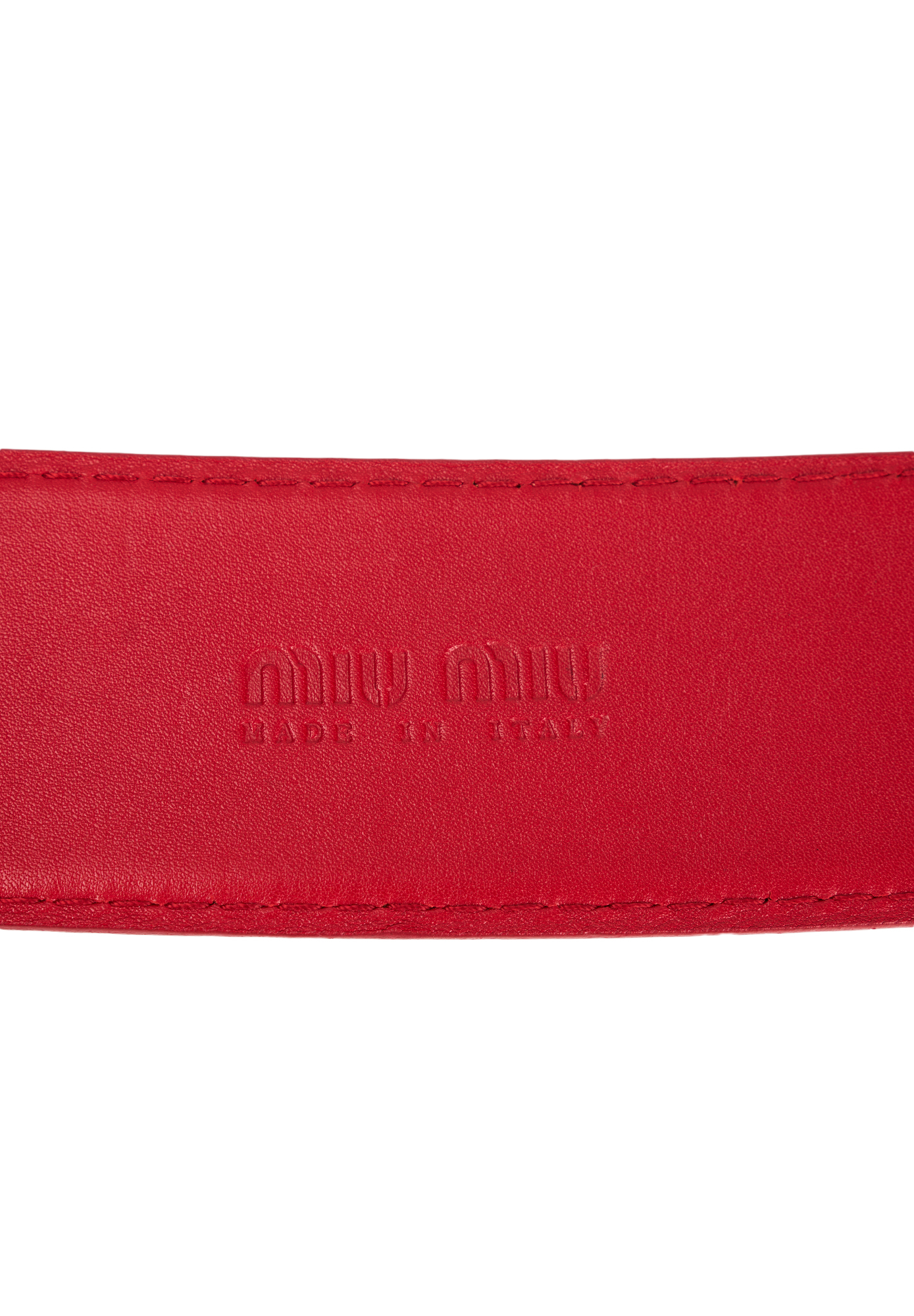 Miu Miu Red Belt