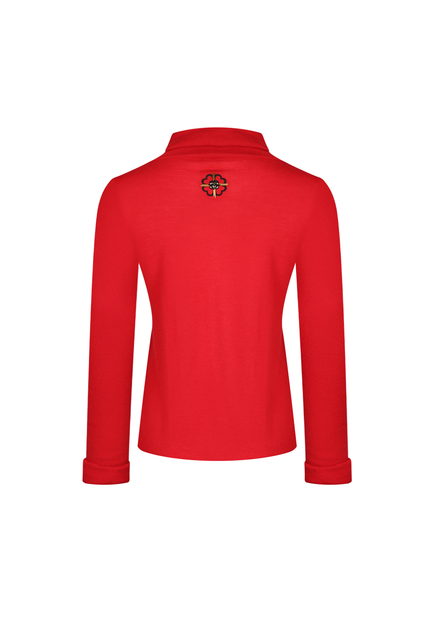 Chanel Red Cashmere Sweater