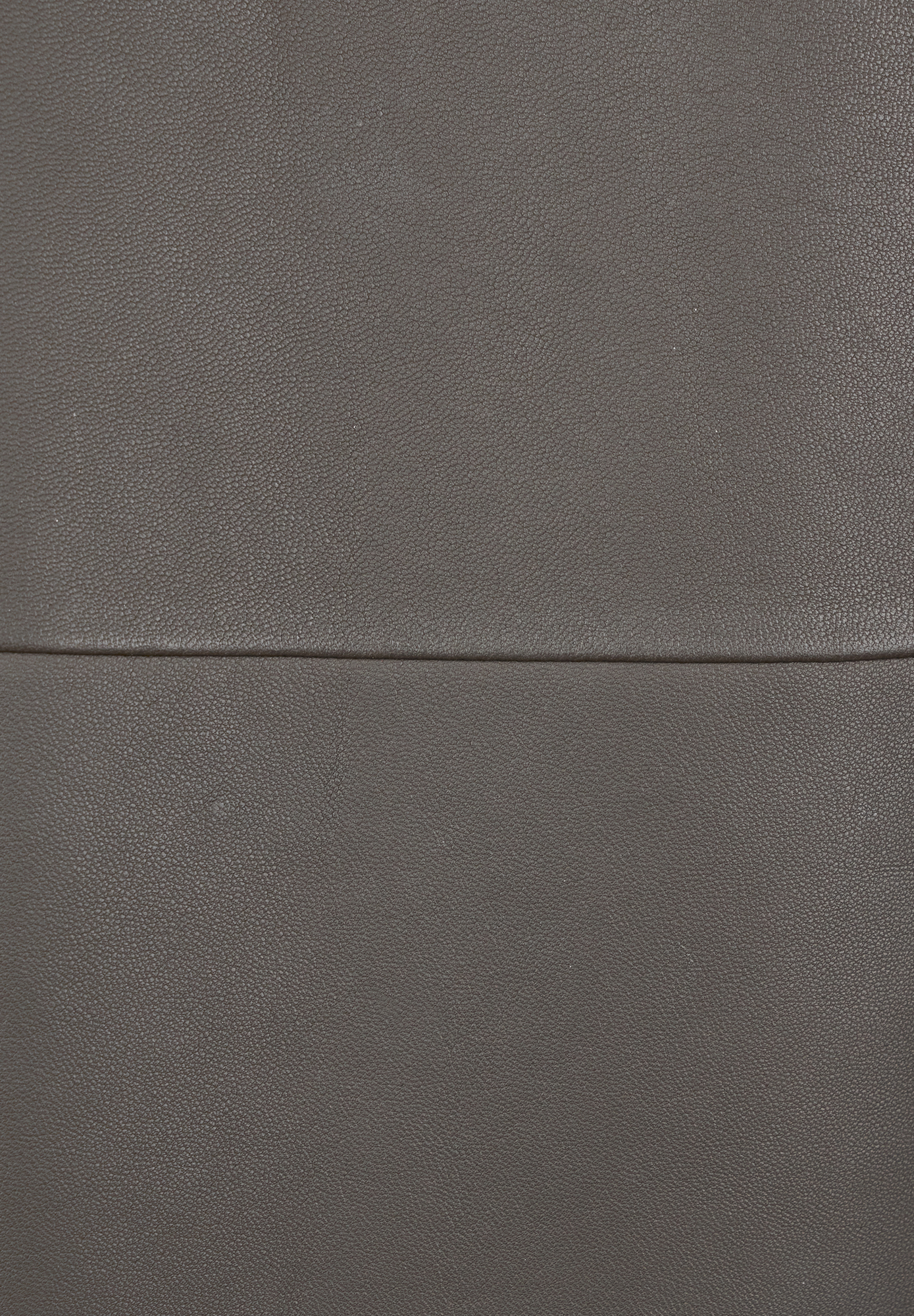 Jil Sander Gray Leather Skirt