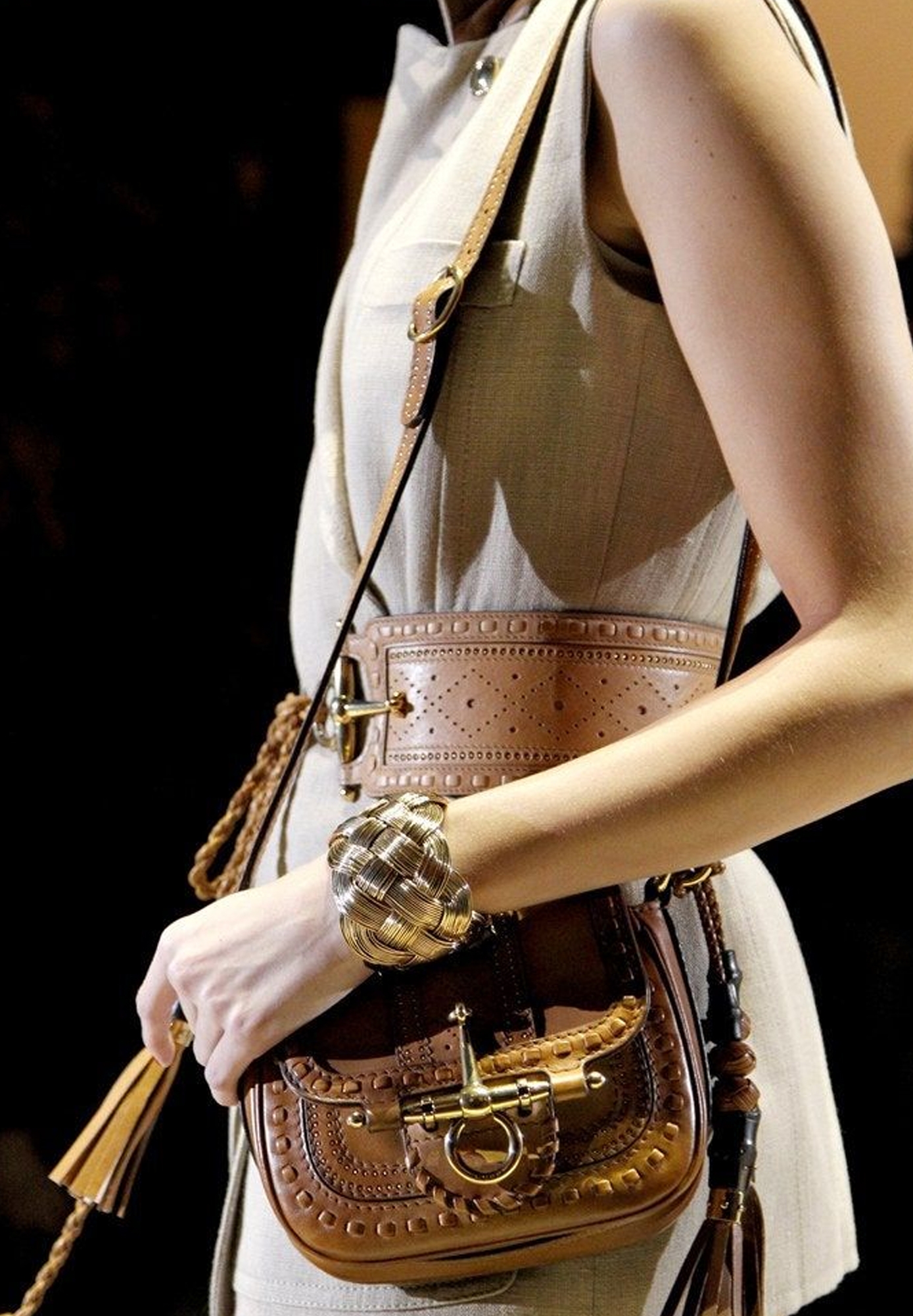 Gucci Python Small Snaffle Bit Bag