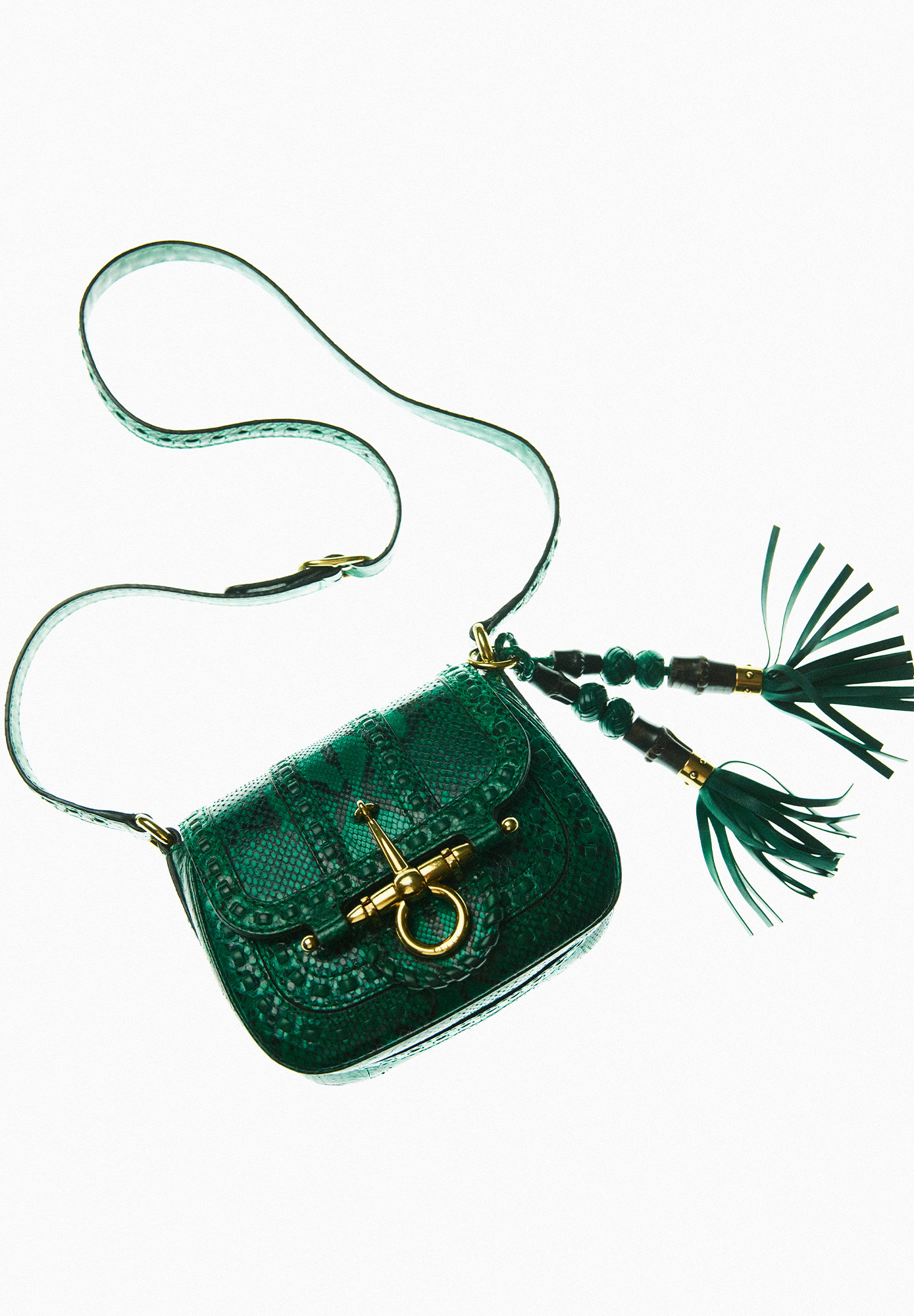 Gucci Python Small Snaffle Bit Bag