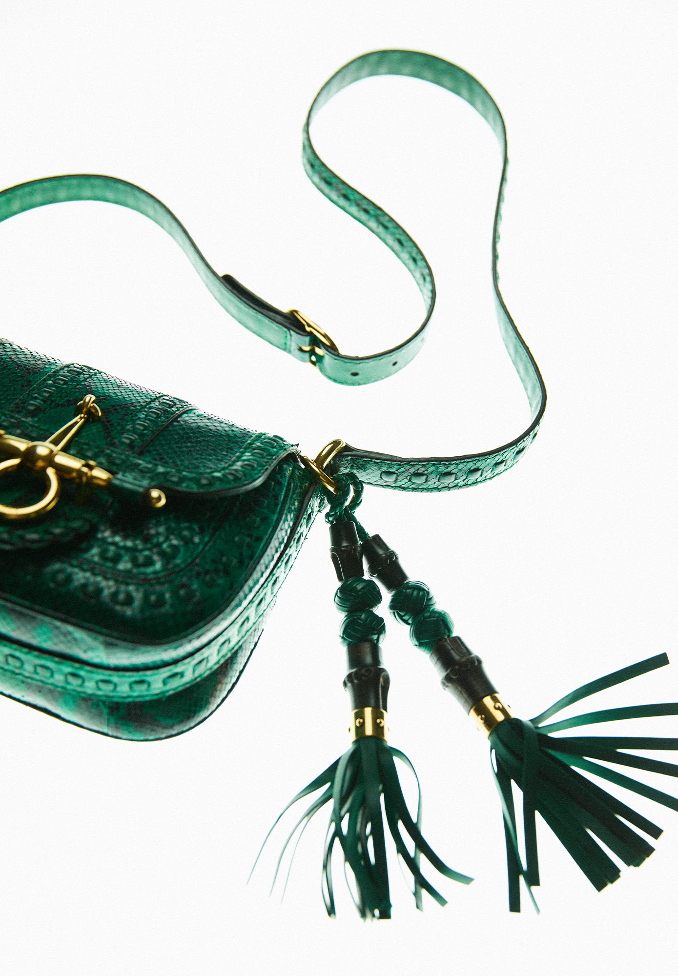 Gucci Python Small Snaffle Bit Bag
