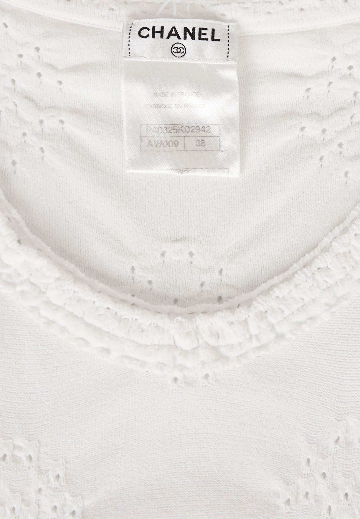 Chanel White Dress