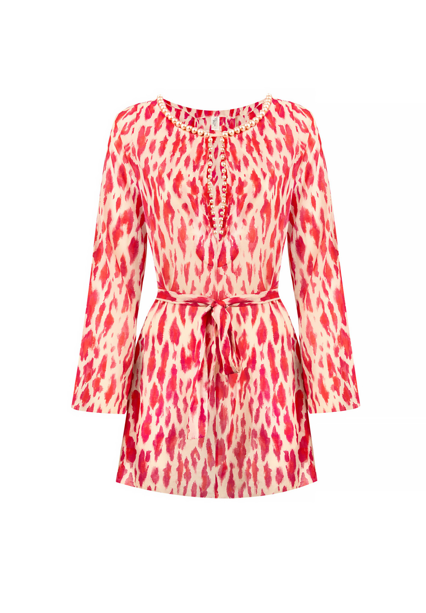 Christian Dior Multicolored Belted Tunic
