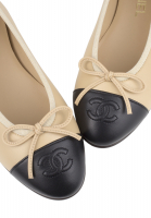 Chanel Beige Ballet Flats