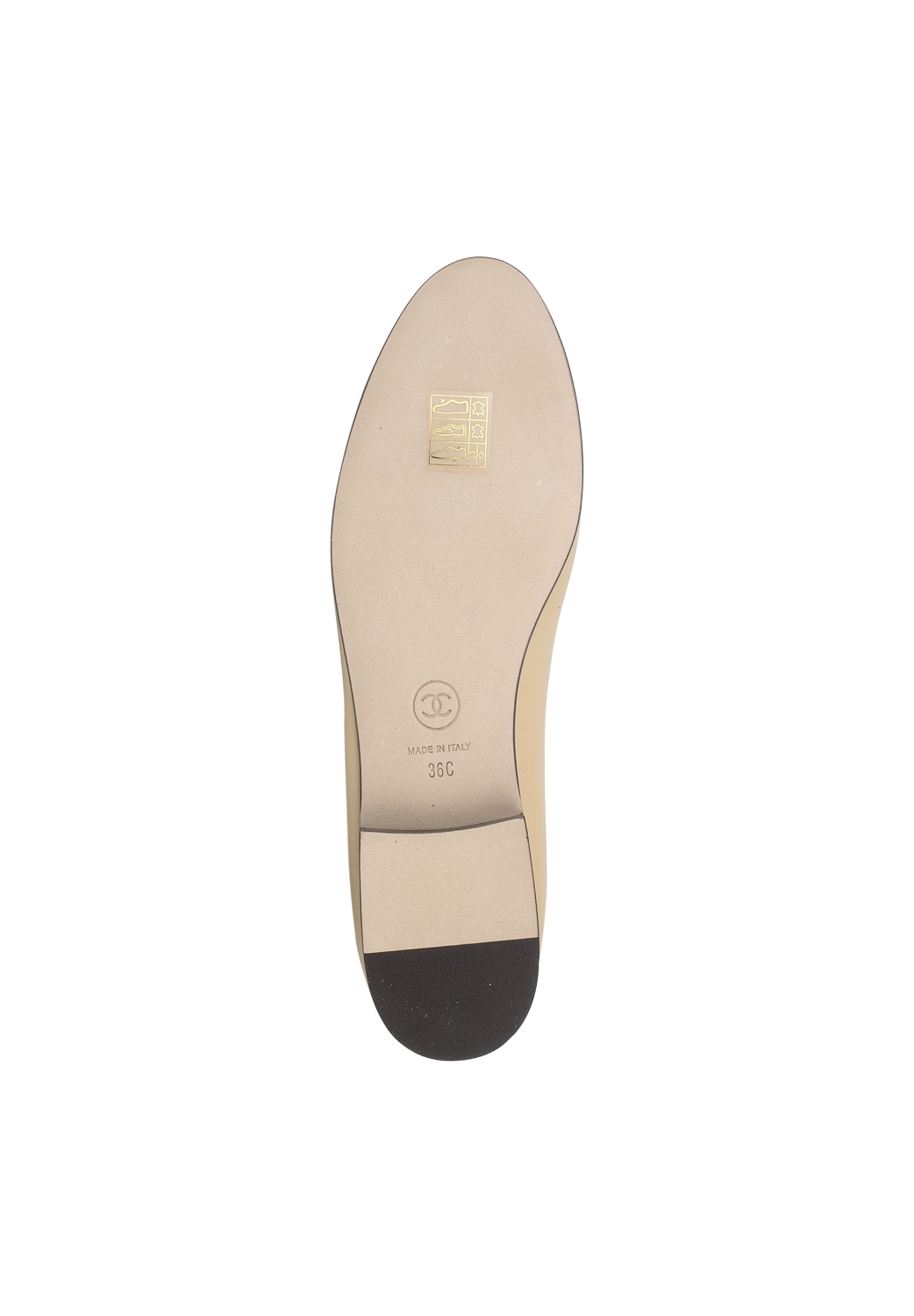 Chanel Beige Ballet Flats