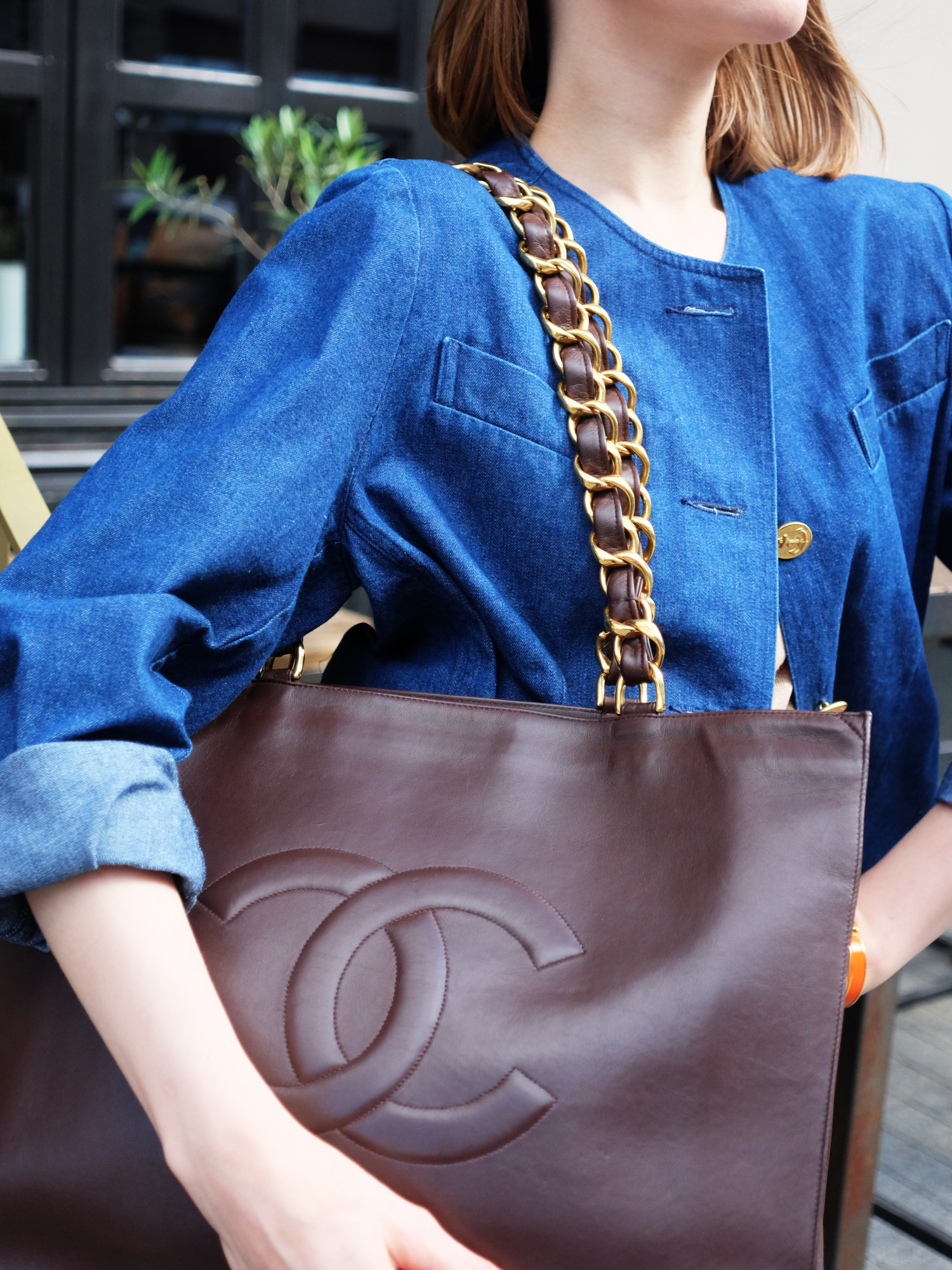 Chanel Brown Tote Bag