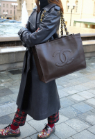 Chanel Brown Tote Bag