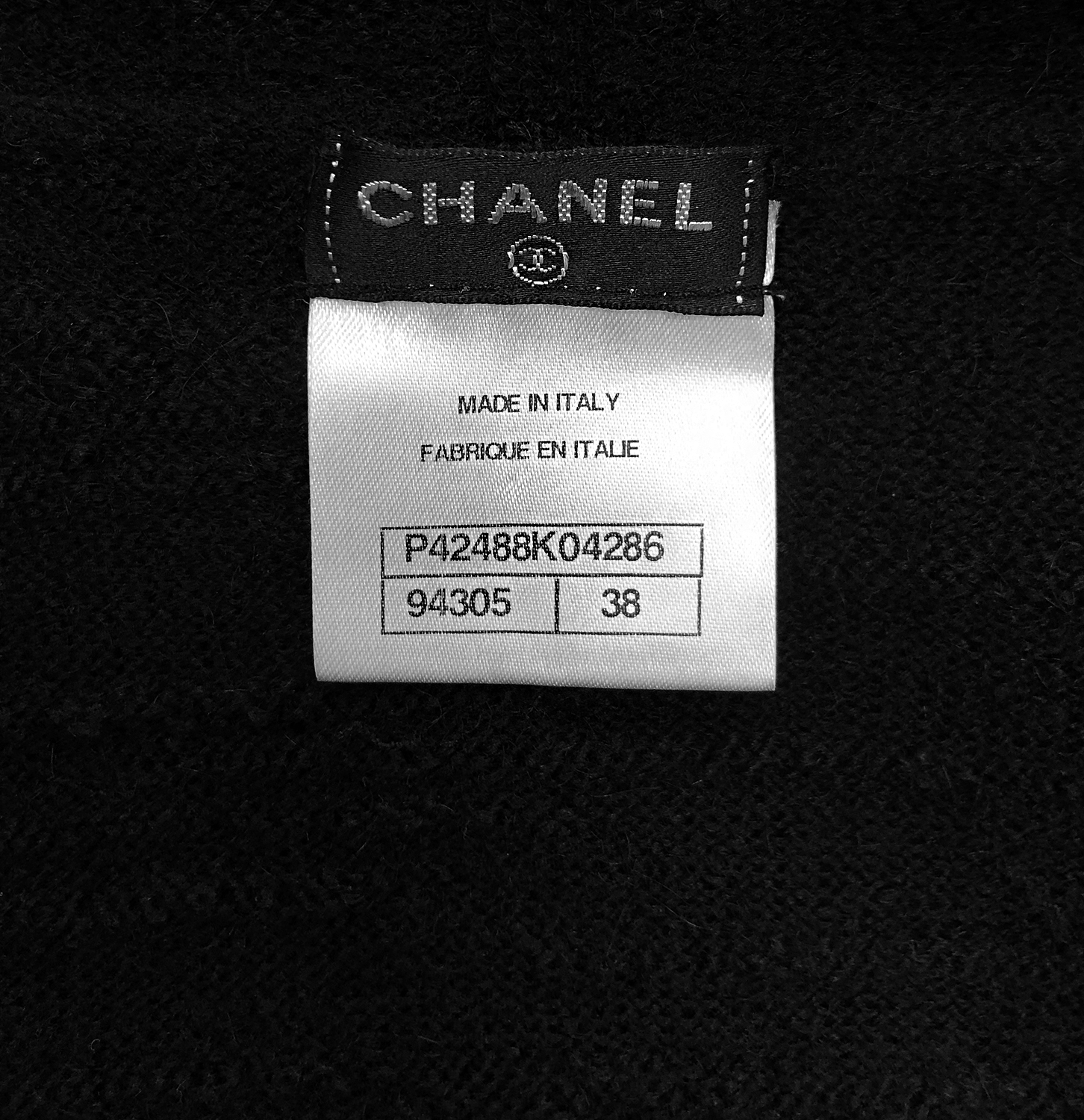 Chanel Black Sweater 