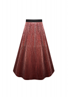 Marni Copper-Coloured Pleated Skirt