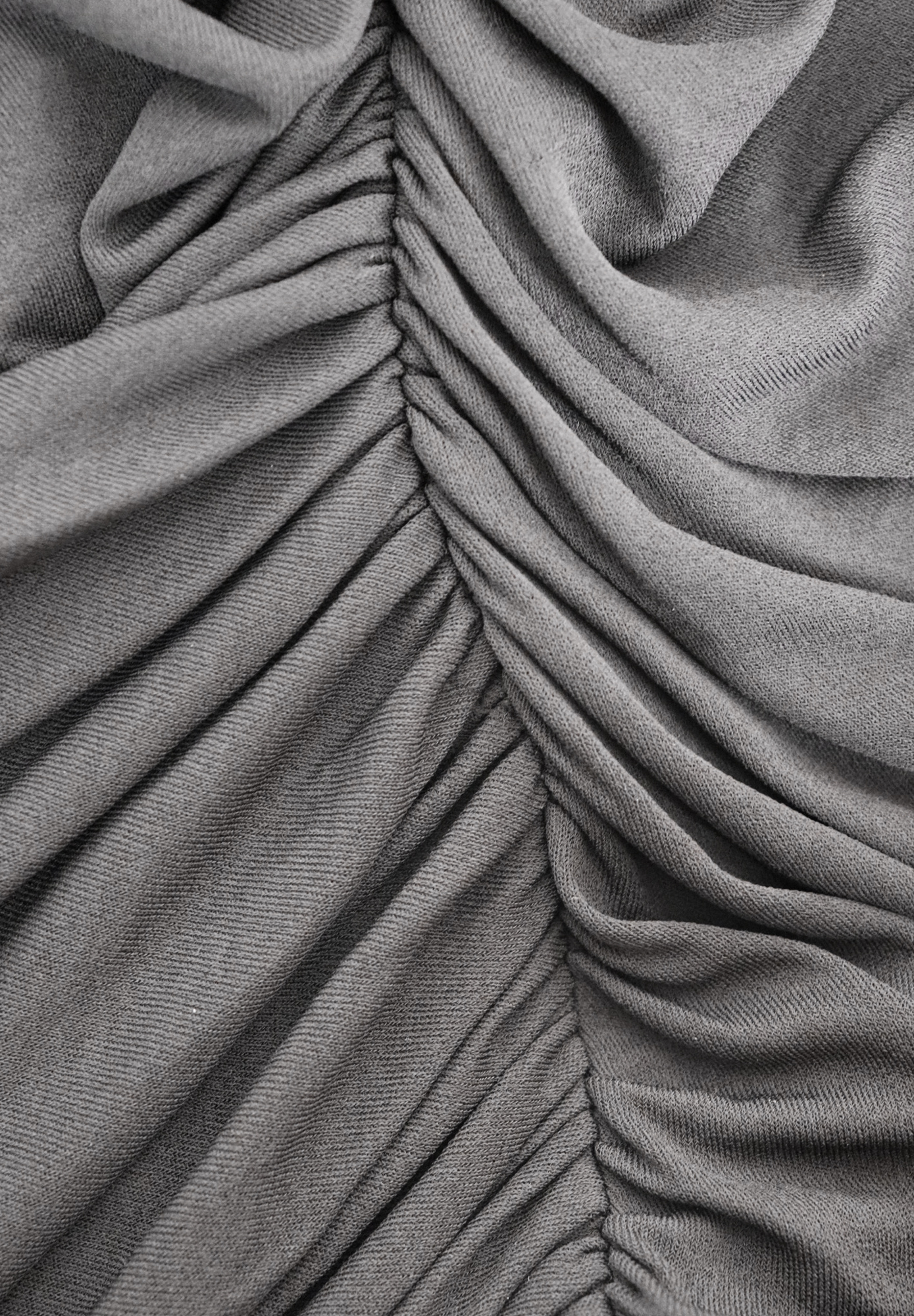 Torrente Dress With Asymmetrical Drape