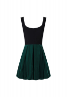 Prada Dress With Green Velvet Skirt