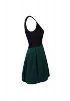 Prada Dress With Green Velvet Skirt