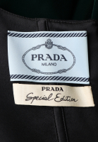 Prada Dress With Green Velvet Skirt