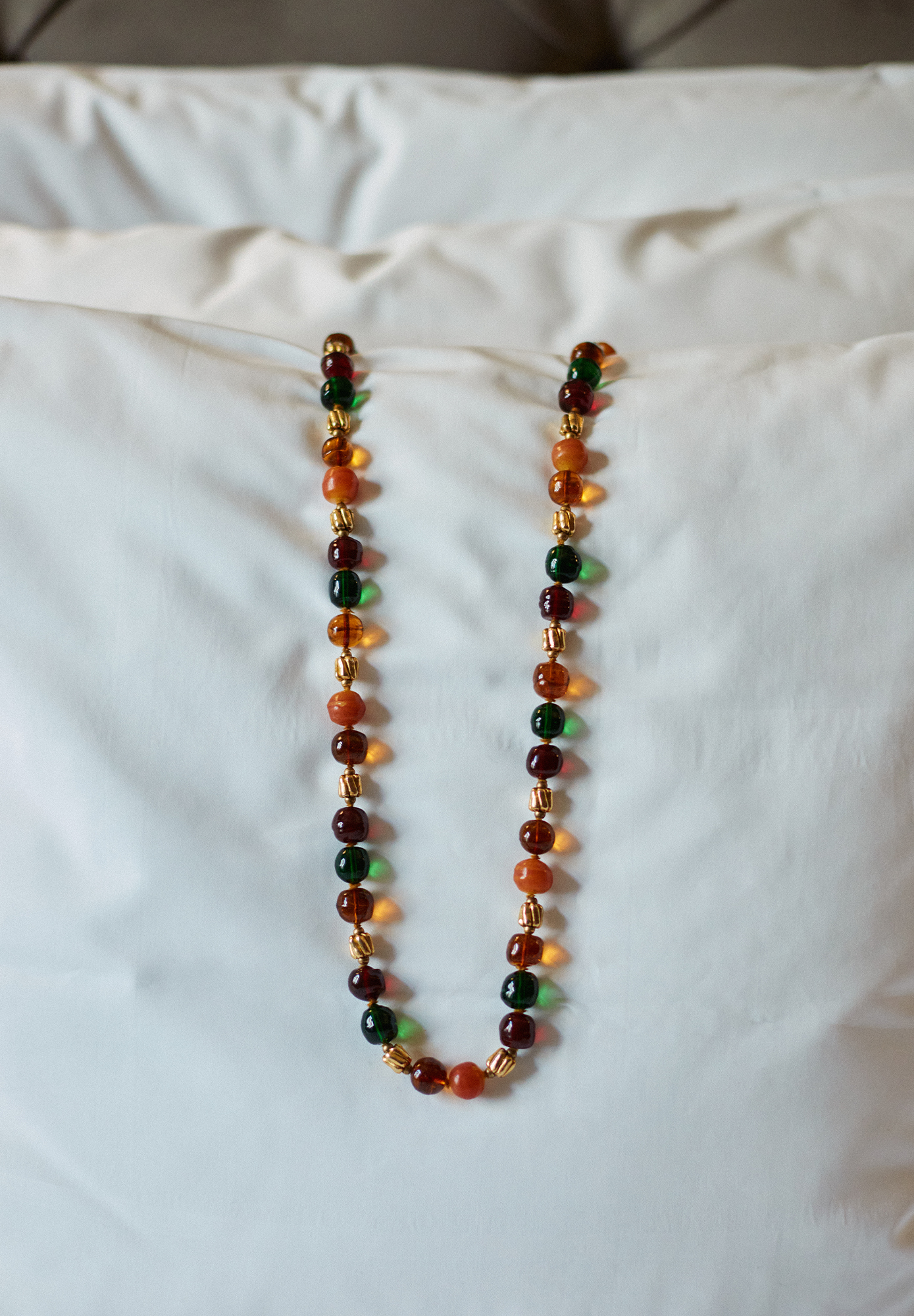 Chanel Necklace With Gripoix Crystals