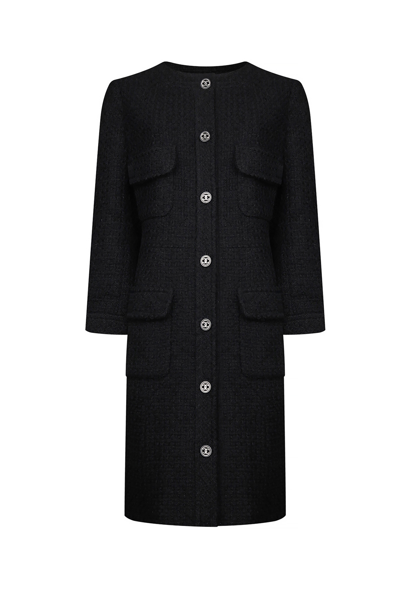 Chanel Black Tweed Dress