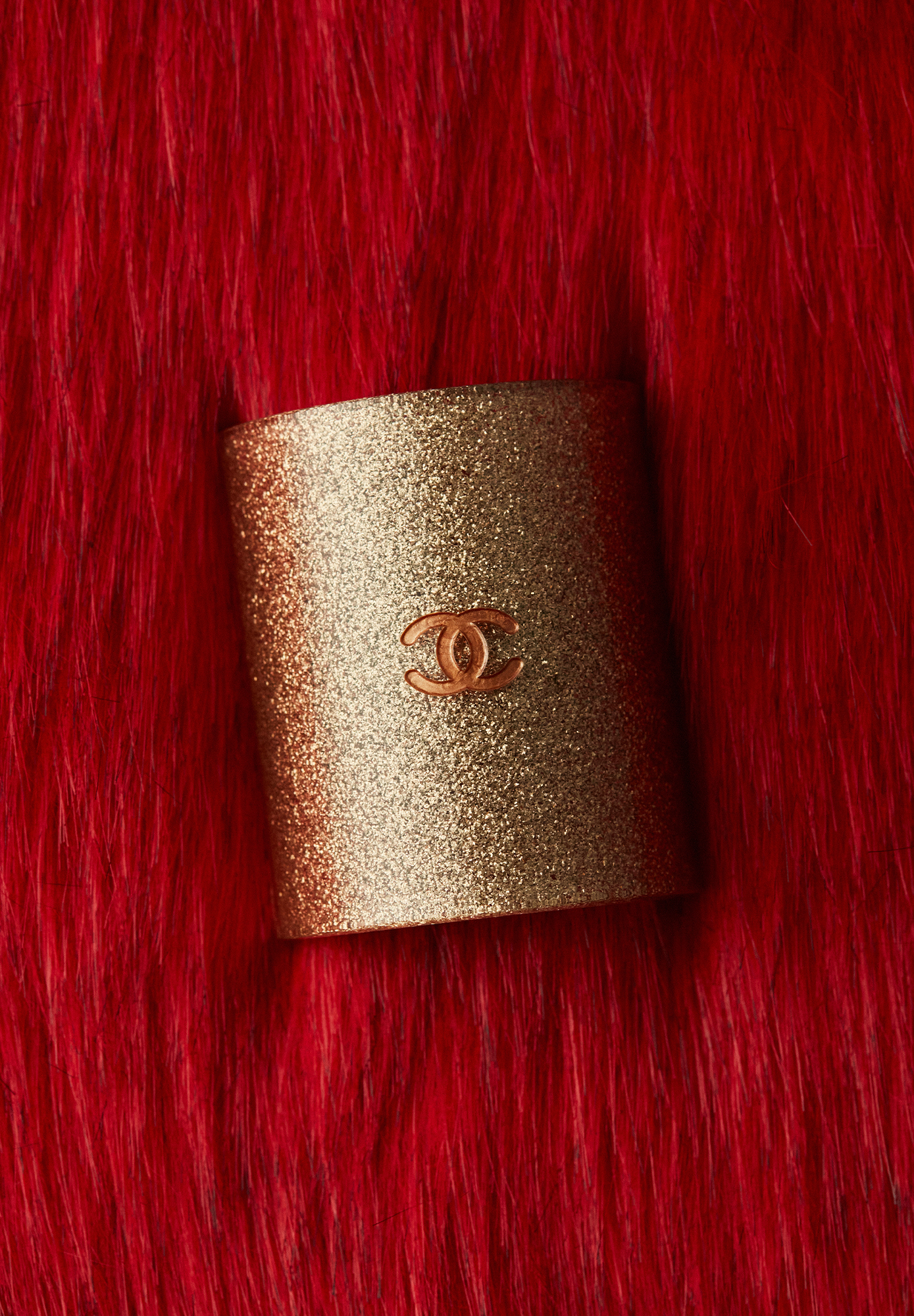 Chanel Golden Hairpin With Logo