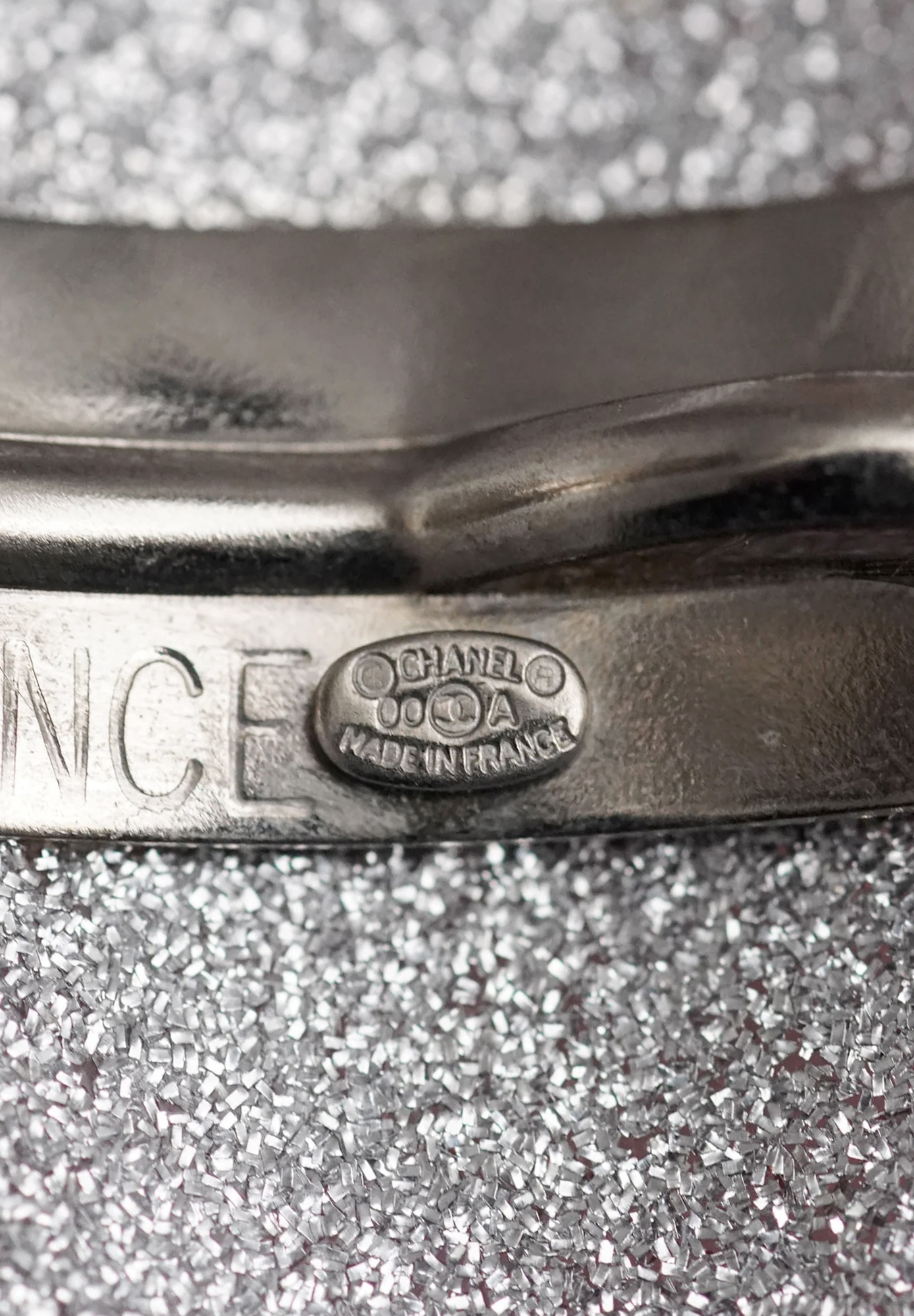 Chanel Golden Hairpin With Logo