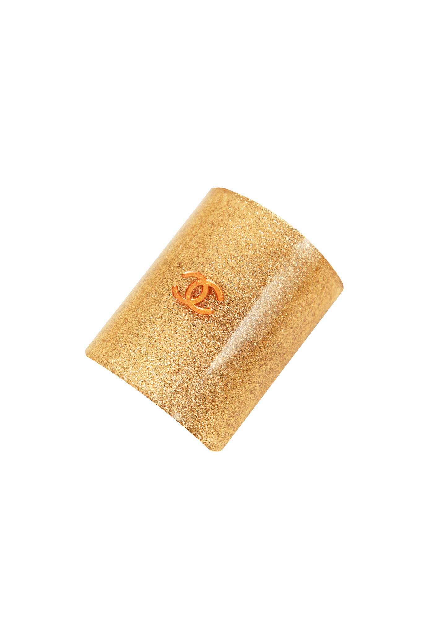 Chanel Golden Hairpin With Logo