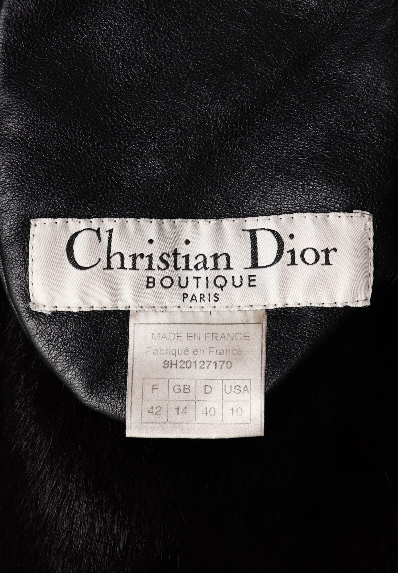 Christian Dior Double Sided Fur Coat