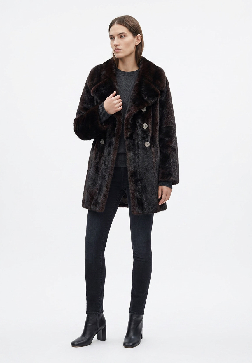 Christian Dior Double Sided Fur Coat